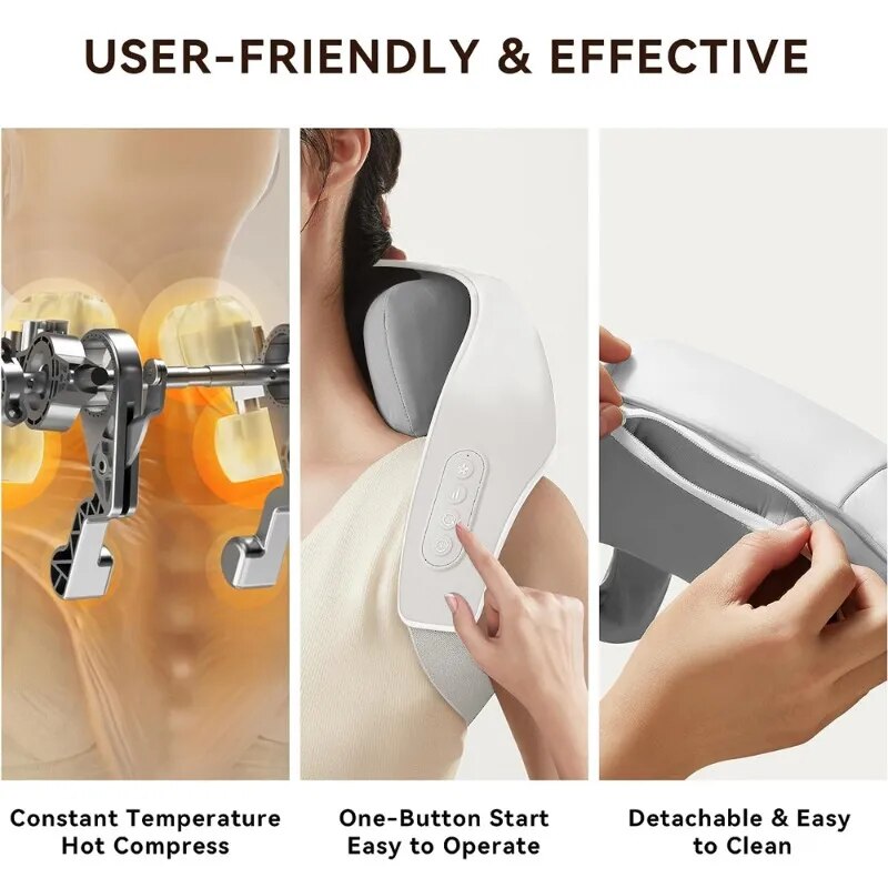 HeatBliss™ I Therapeutisches Massagegerät für Nacken und Schulterentspannung
