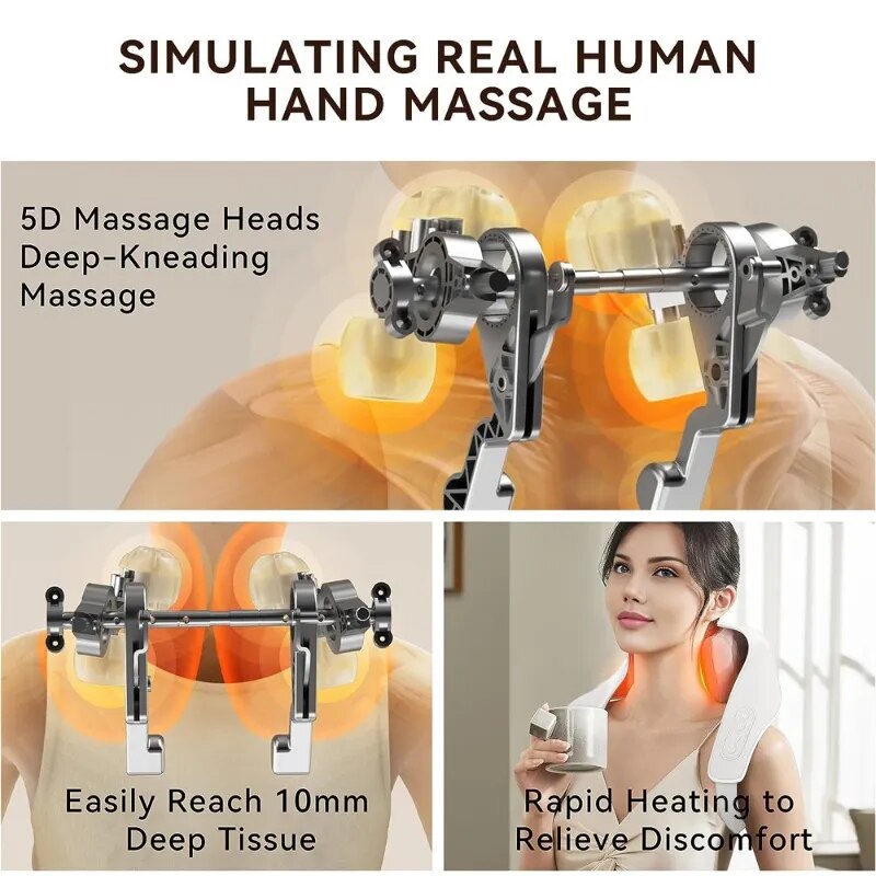 HeatBliss™ I Therapeutisches Massagegerät für Nacken und Schulterentspannung
