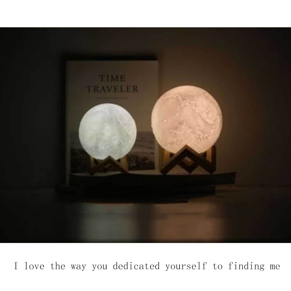 8CM Indoor Lighting Moon Lamp LED Party Home Night Decoration LED With Stand Battery Luminaires