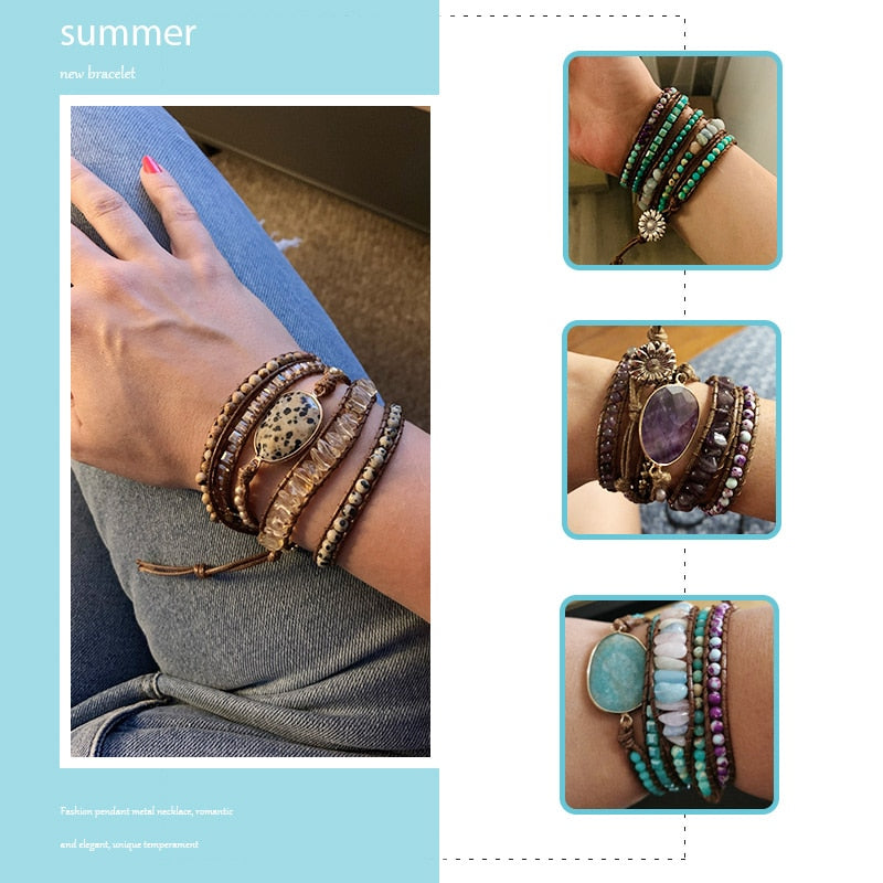 Amethyst Imperial Wickelarmband