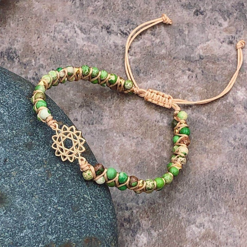 Unique Natural Stone Beads 3 Layers Wrap Bracelets For Women Girls Handmade Boho Leather Weave Bracelet  Jewelry Dropshipping