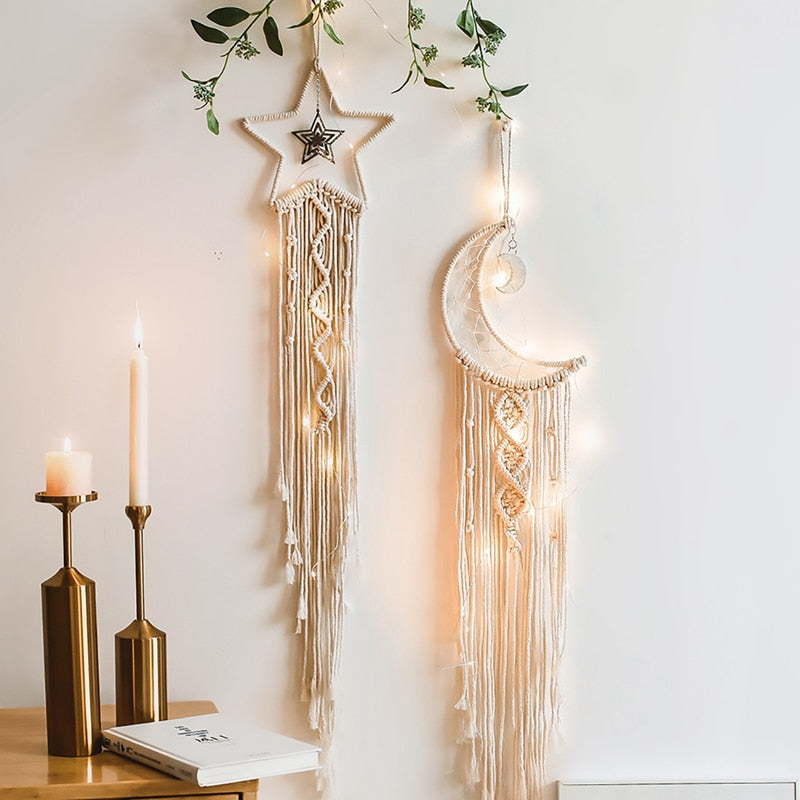 CARA CAMILLA™ MAKRAMEE-TRAUMFÄNGER FÜR EINEN GEMÜTLICHEN BOHO-LOOK