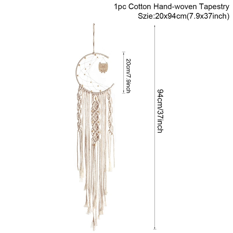 CARA CAMILLA™ MAKRAMEE-TRAUMFÄNGER FÜR EINEN GEMÜTLICHEN BOHO-LOOK