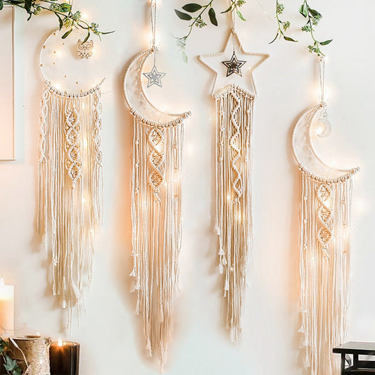 CARA CAMILLA™ MAKRAMEE-TRAUMFÄNGER FÜR EINEN GEMÜTLICHEN BOHO-LOOK