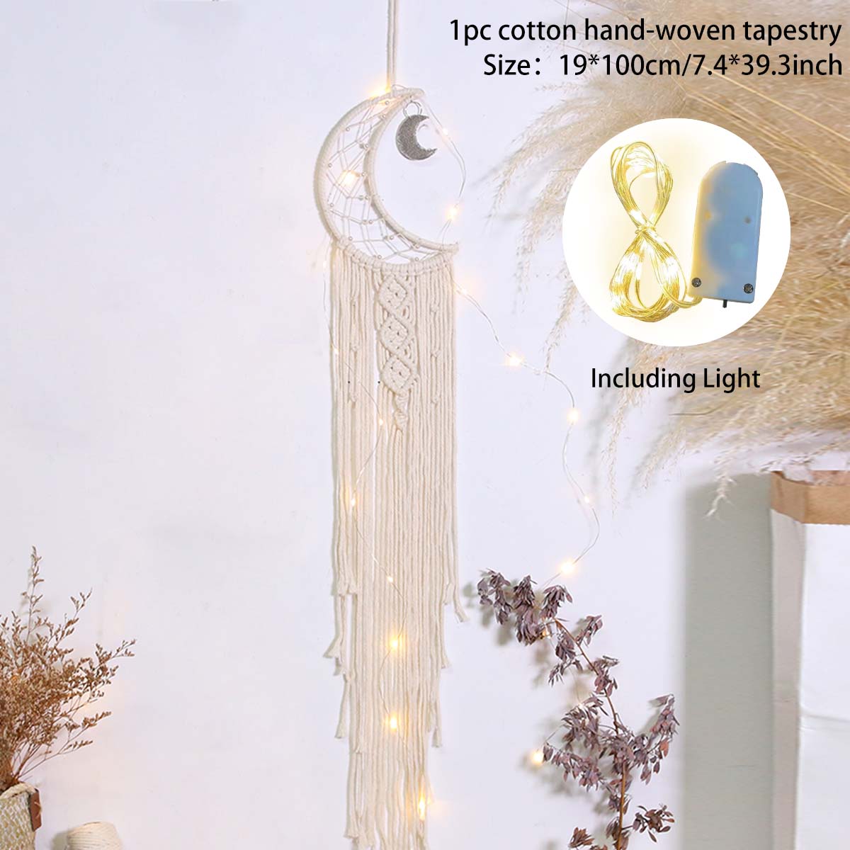 CARA CAMILLA™ MAKRAMEE-TRAUMFÄNGER FÜR EINEN GEMÜTLICHEN BOHO-LOOK