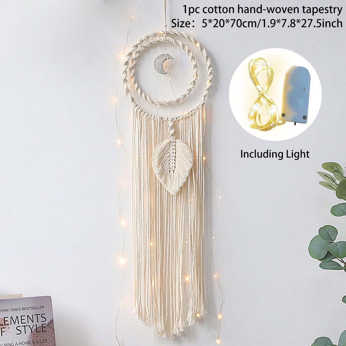 CARA CAMILLA™ MAKRAMEE-TRAUMFÄNGER FÜR EINEN GEMÜTLICHEN BOHO-LOOK