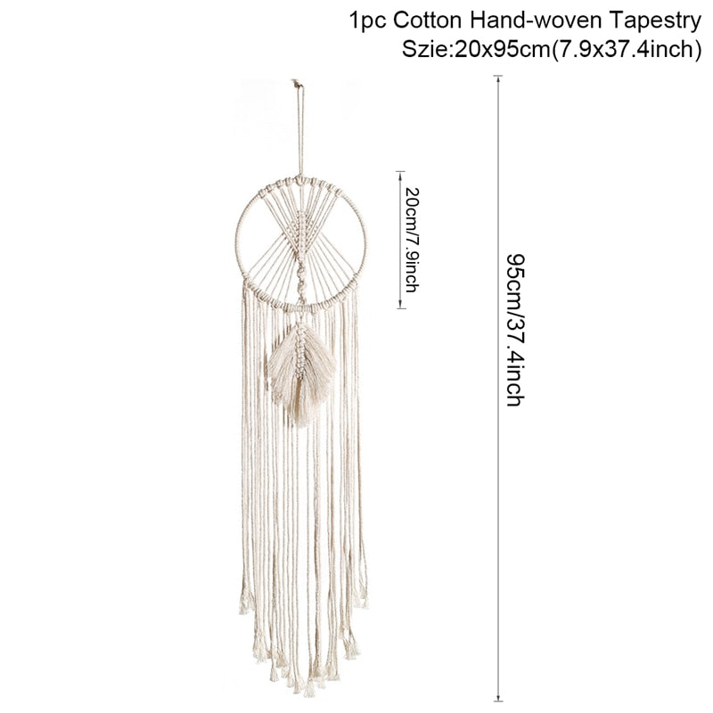 CARA CAMILLA™ MAKRAMEE-TRAUMFÄNGER FÜR EINEN GEMÜTLICHEN BOHO-LOOK