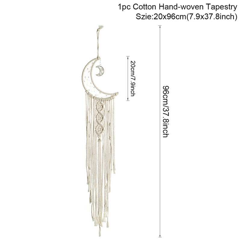CARA CAMILLA™ MAKRAMEE-TRAUMFÄNGER FÜR EINEN GEMÜTLICHEN BOHO-LOOK