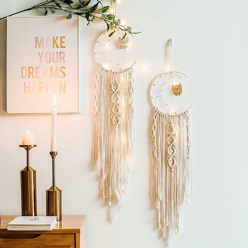 CARA CAMILLA™ MAKRAMEE-TRAUMFÄNGER FÜR EINEN GEMÜTLICHEN BOHO-LOOK
