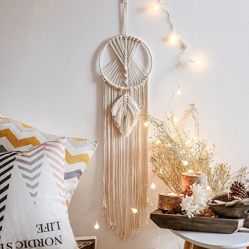 CARA CAMILLA™ MAKRAMEE-TRAUMFÄNGER FÜR EINEN GEMÜTLICHEN BOHO-LOOK