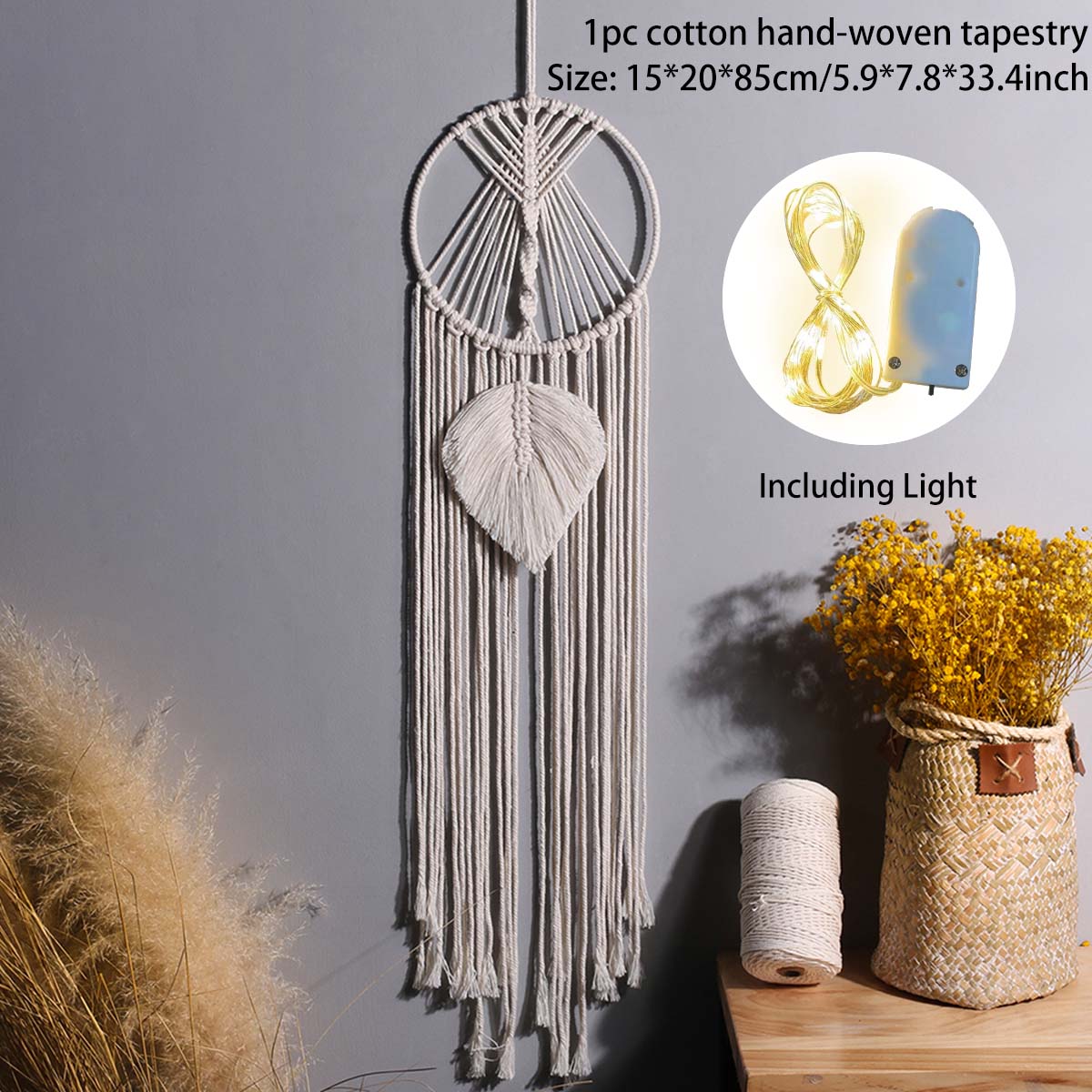 CARA CAMILLA™ MAKRAMEE-TRAUMFÄNGER FÜR EINEN GEMÜTLICHEN BOHO-LOOK