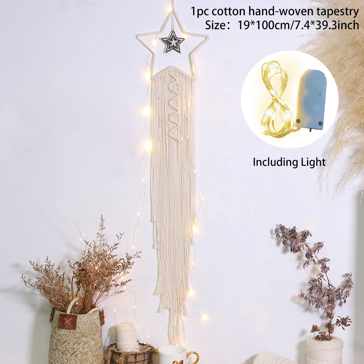 CARA CAMILLA™ MAKRAMEE-TRAUMFÄNGER FÜR EINEN GEMÜTLICHEN BOHO-LOOK